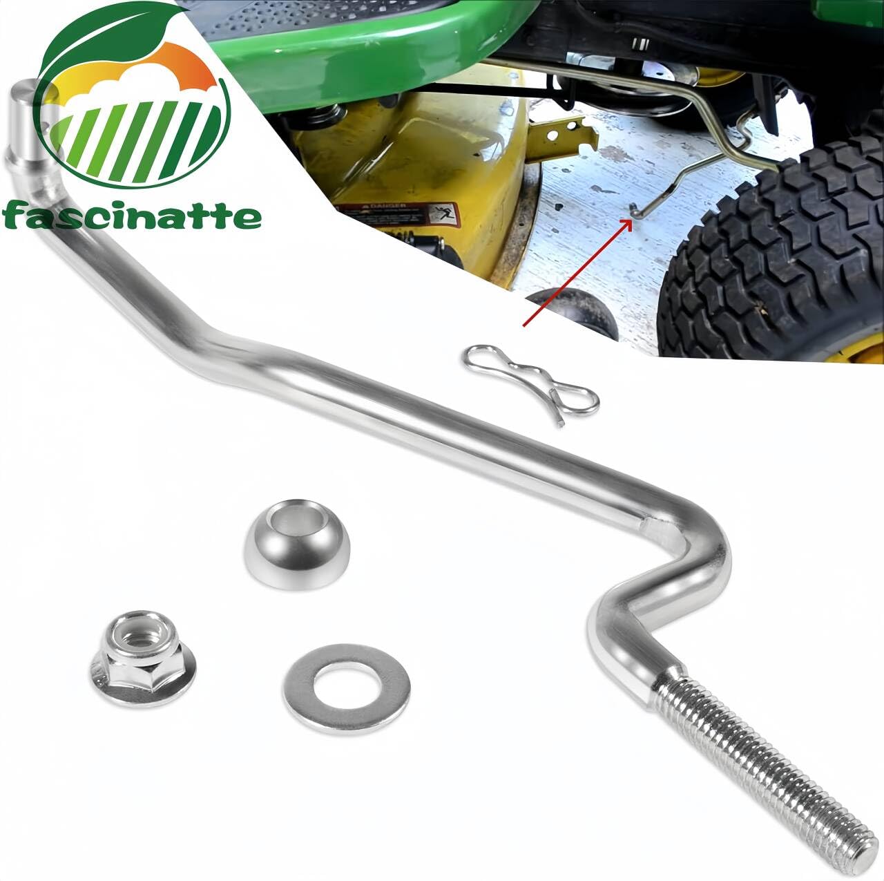 Amazon.com : fascinatte GX20497 Mower Deck Lift Linkage Front